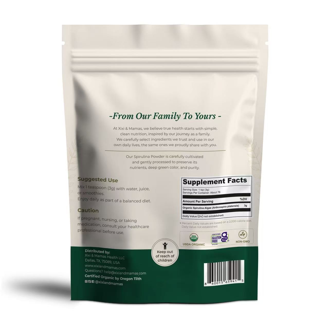 Organic Spirulina Powder